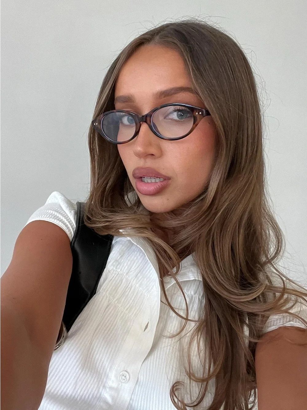 NWT Set of 2 Princess Polly Blue Light Glasses Black & Brown